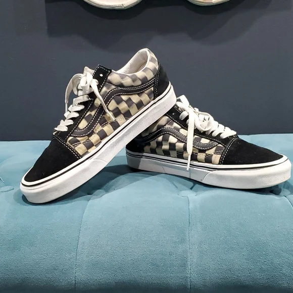 (L)VANS OLD SKOOL 'BLUR CHECK' - Picture 3 of 7